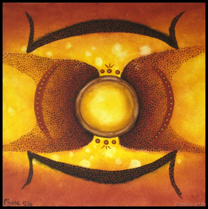 20 Haus der Mitte 3 Acryl auf Leinwand;
30 x 30 cm